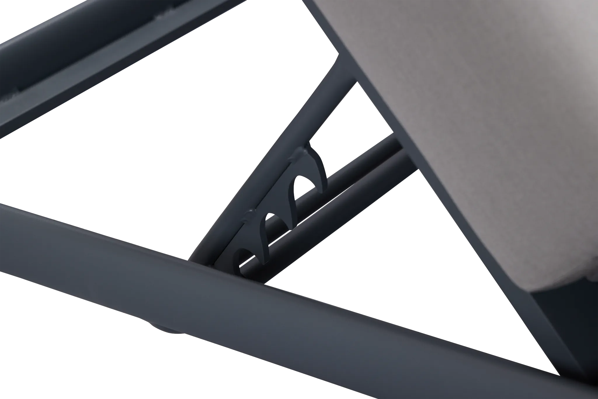 Tortuga Gray Double Cushion Chaise