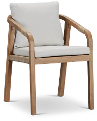 Laguna Gray Cushioned Arm Chair