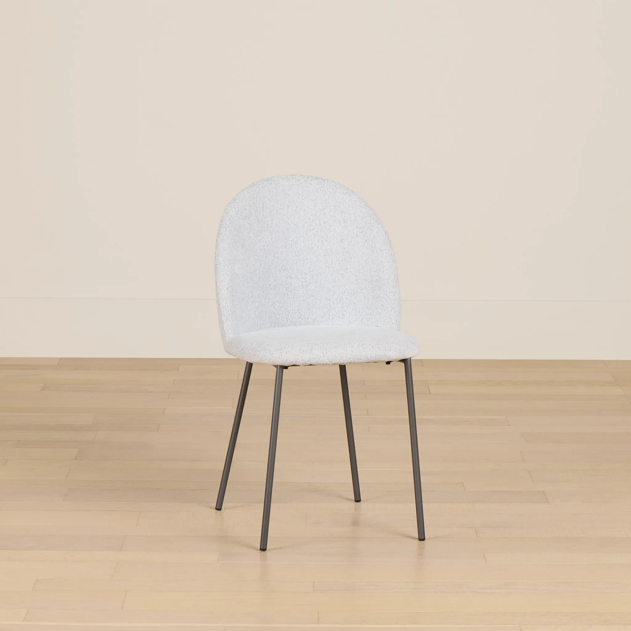 Brentwood Light Gray Upholstered Side Chair
