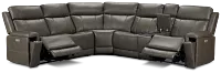 Jayden Gray Micro Medium Dual Power 2-arm Reclining Sectional