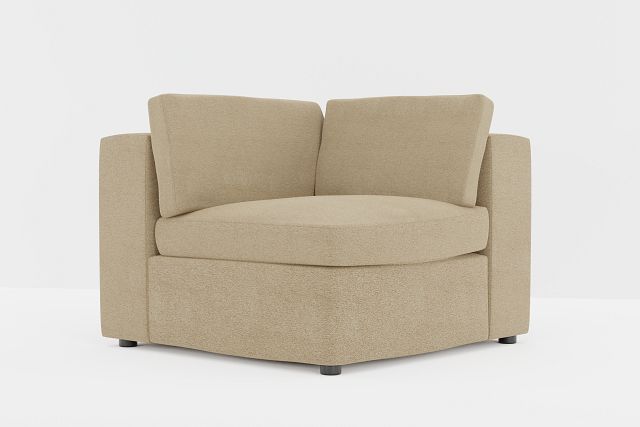 Destin Elite Taupe Fabric Corner Chair