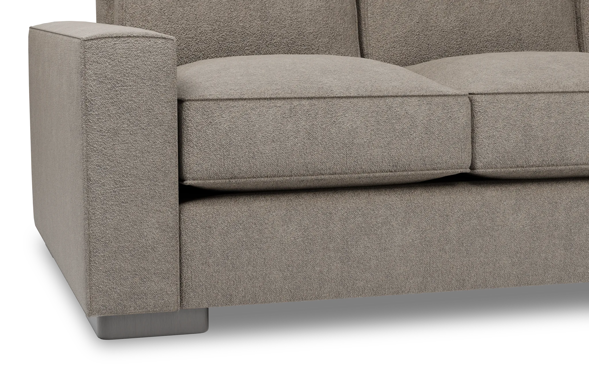 Edgewater Elite Brown 84" Sofa W/ 3 Cushions