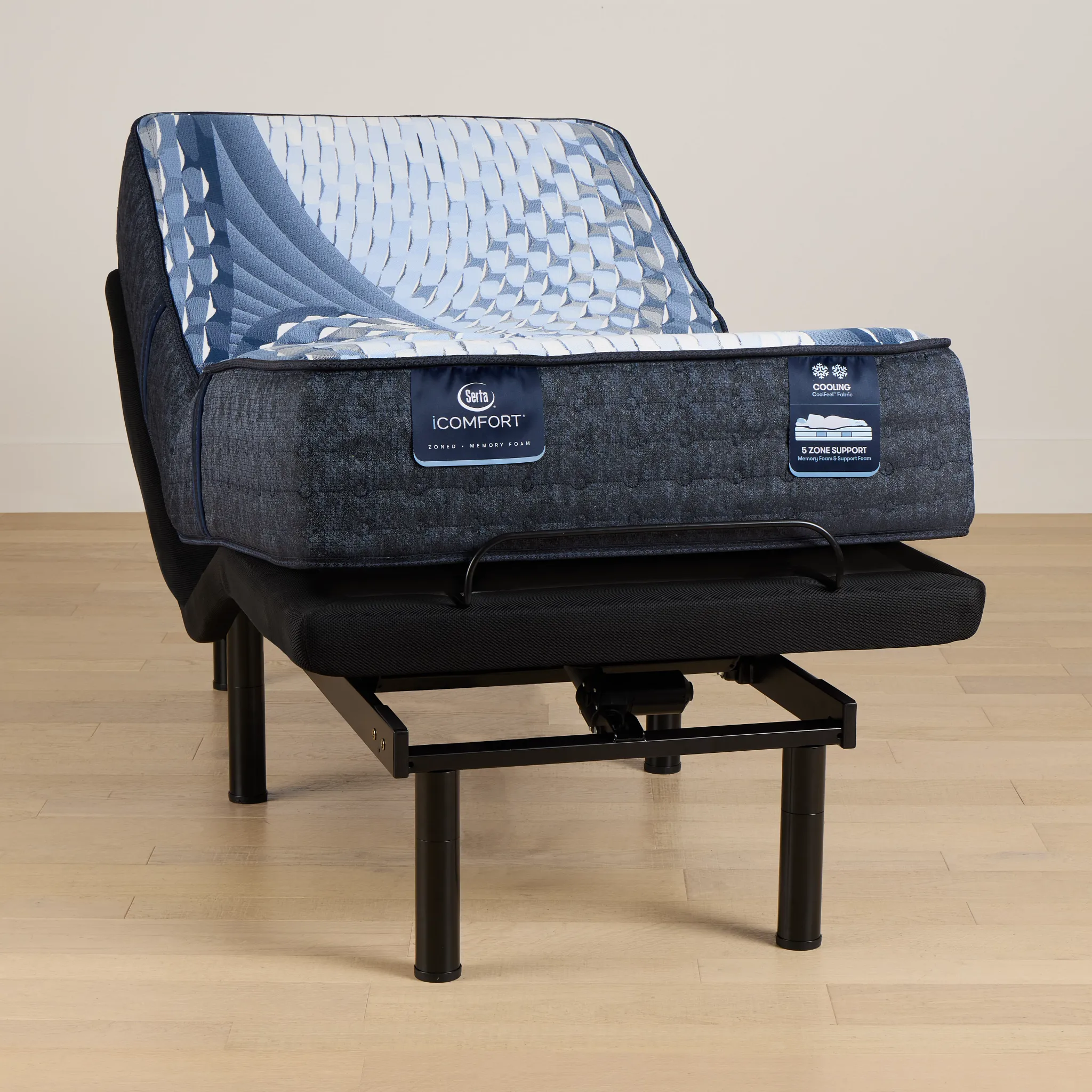 Serta Icomfort Aveda Plush Elite Adjustable Mattress Set