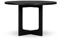 Santorini Black 47" Round Table