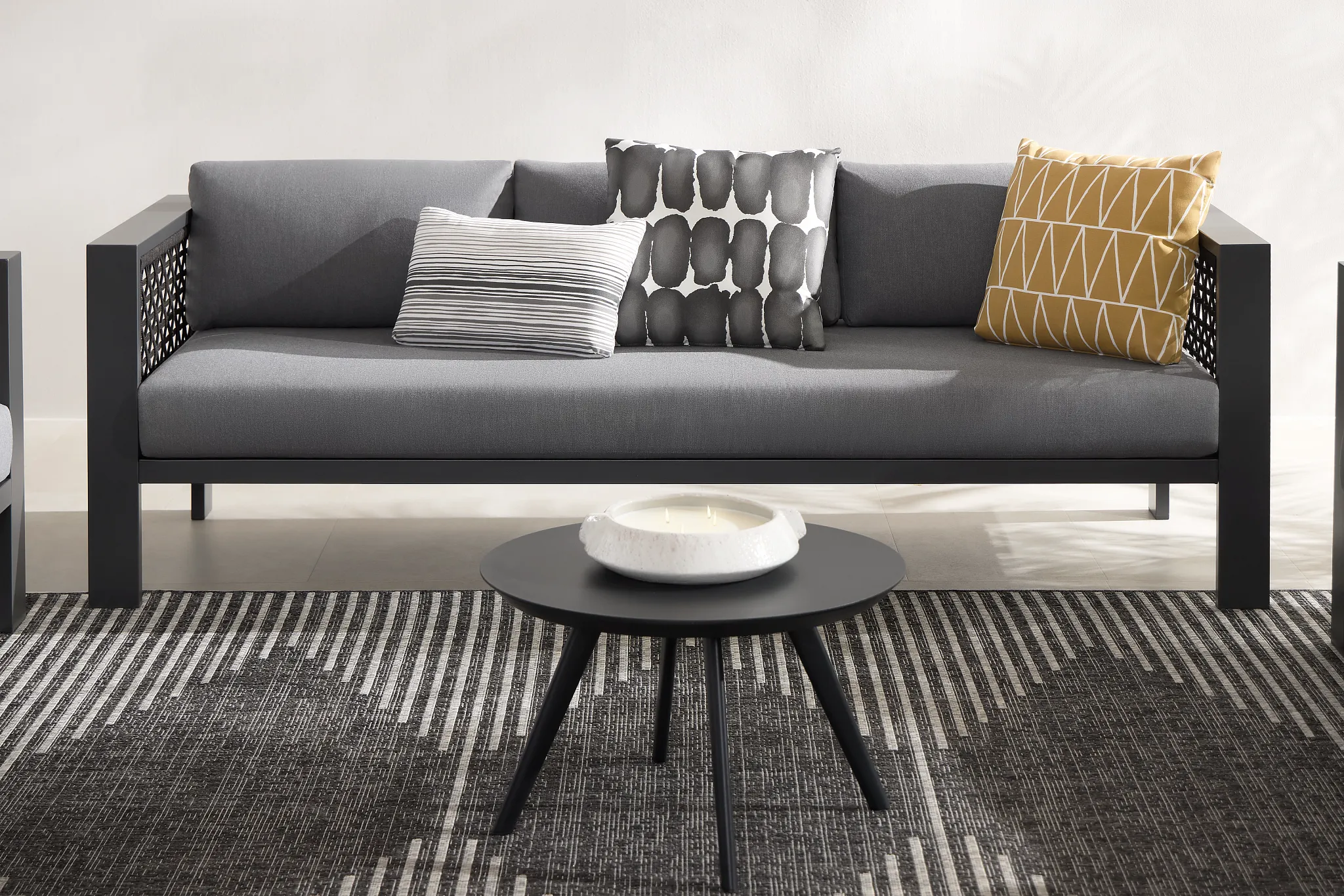 Sunrise Dark Gray Sofa