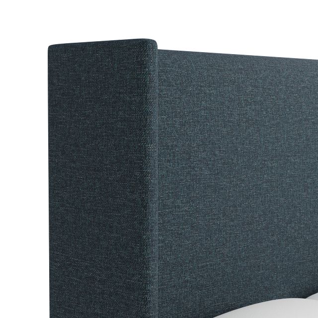 Captiva Elavation Dark Blue 60" Upholstered Shelter Bed