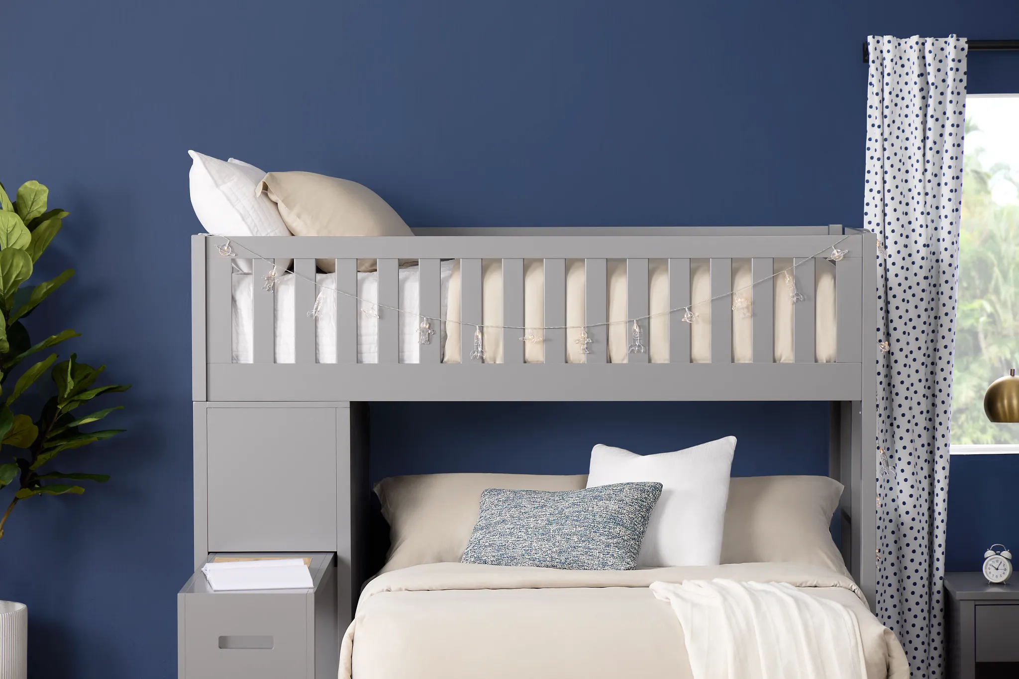 Charleston Gray Loft Bed