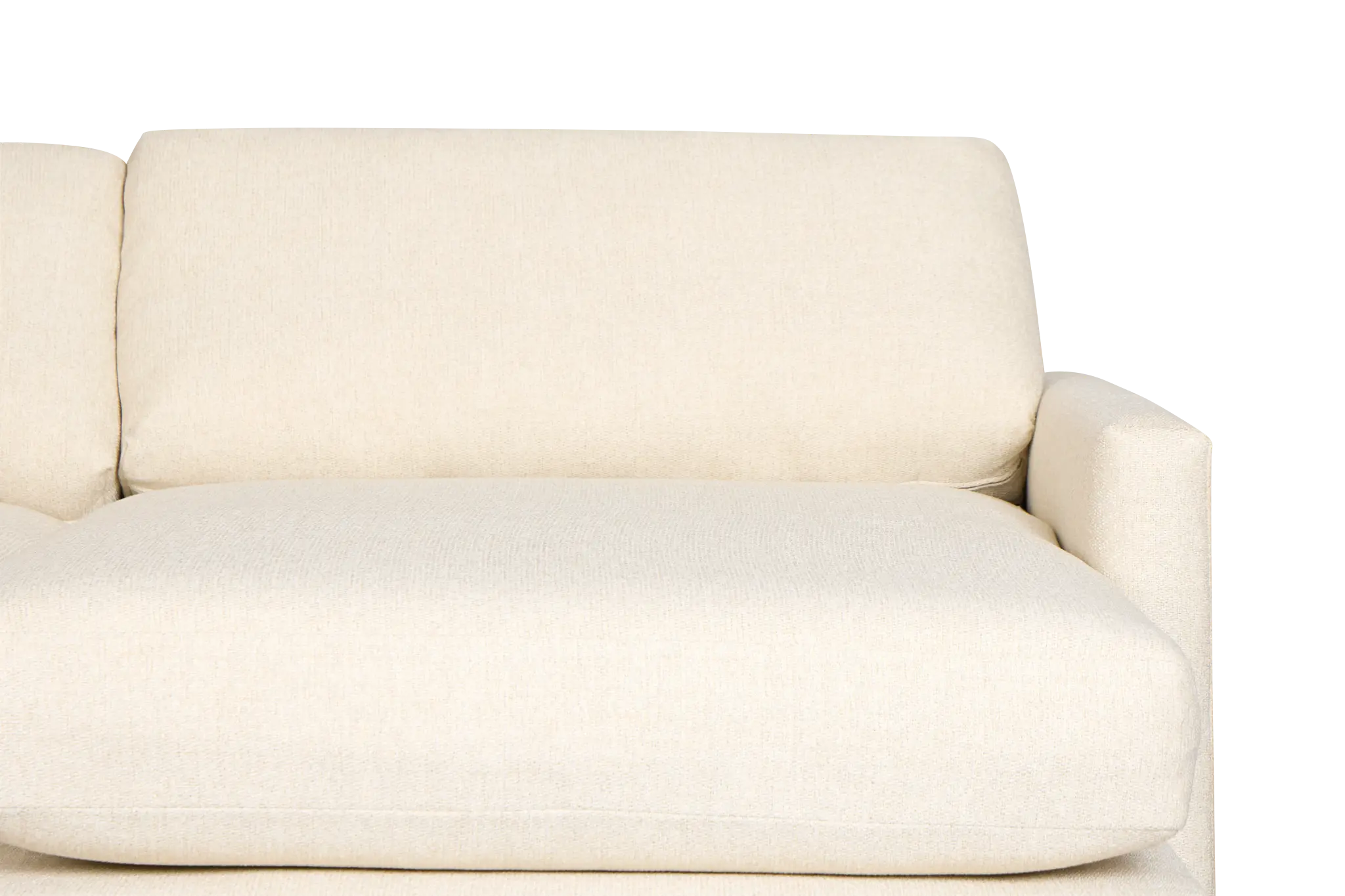 Maxwell Light Beige Fabric Right Chaise Sectional Maxwell Light Beige Fabric Right Chaise Sectional