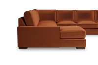 Edgewater Joya Orange Large Left Chaise Sectional