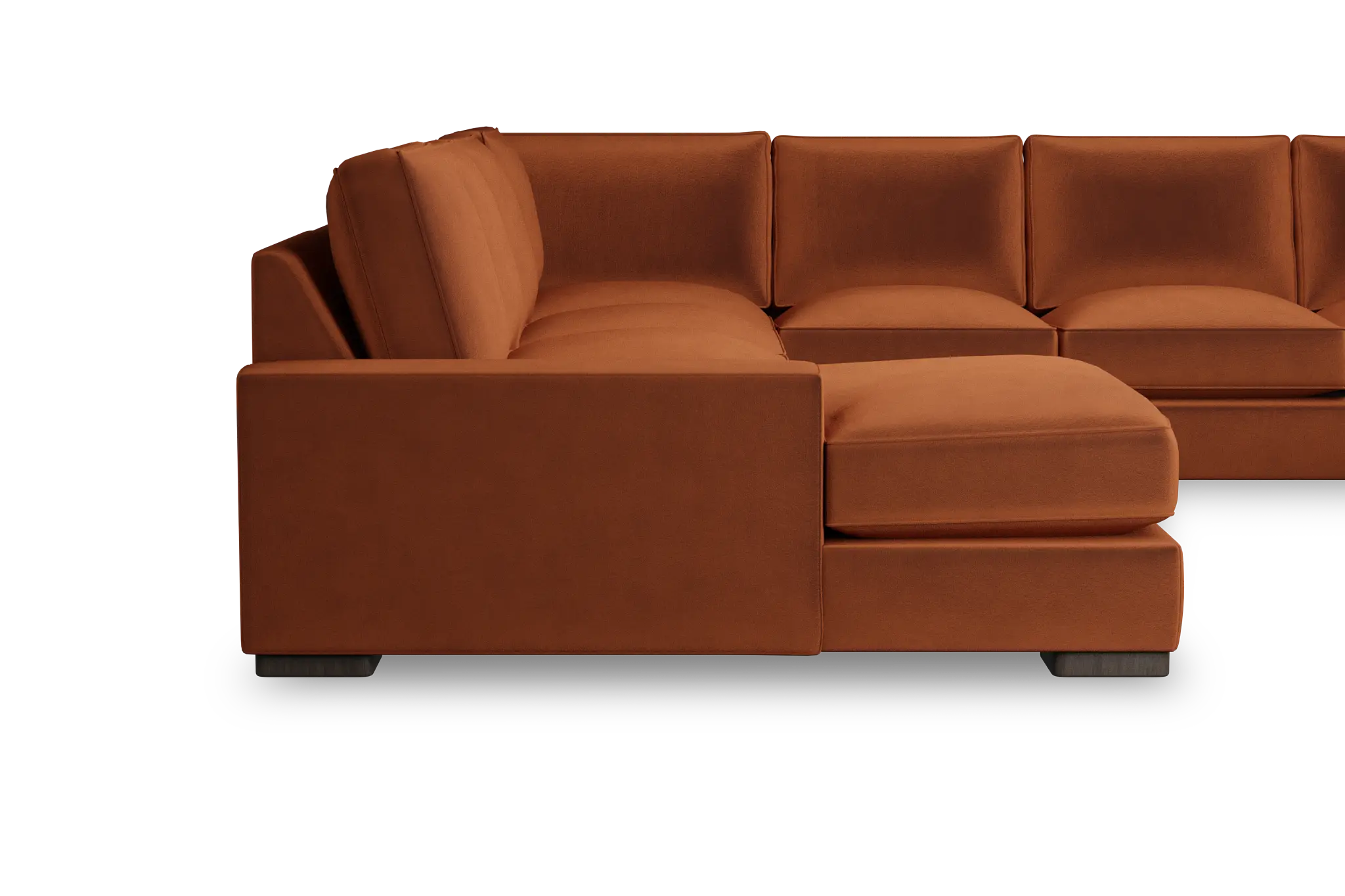 Edgewater Joya Orange Large Left Chaise Sectional Edgewater Joya Orange Large Left Chaise Sectional