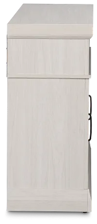 Brookridge White 65" Tv Stand With Fireplace Insert