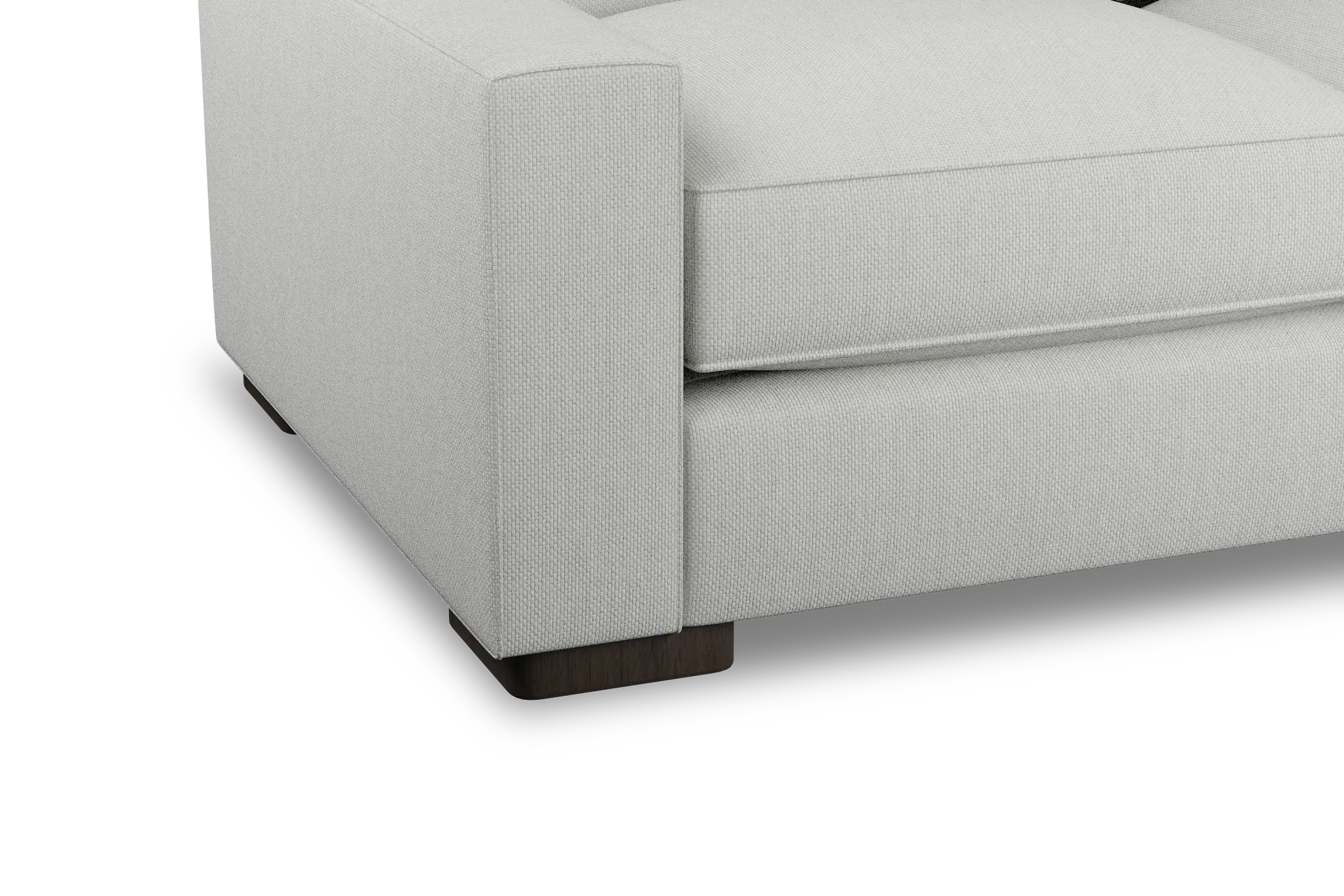 Edgewater Revenue White Large Two-arm Sectional