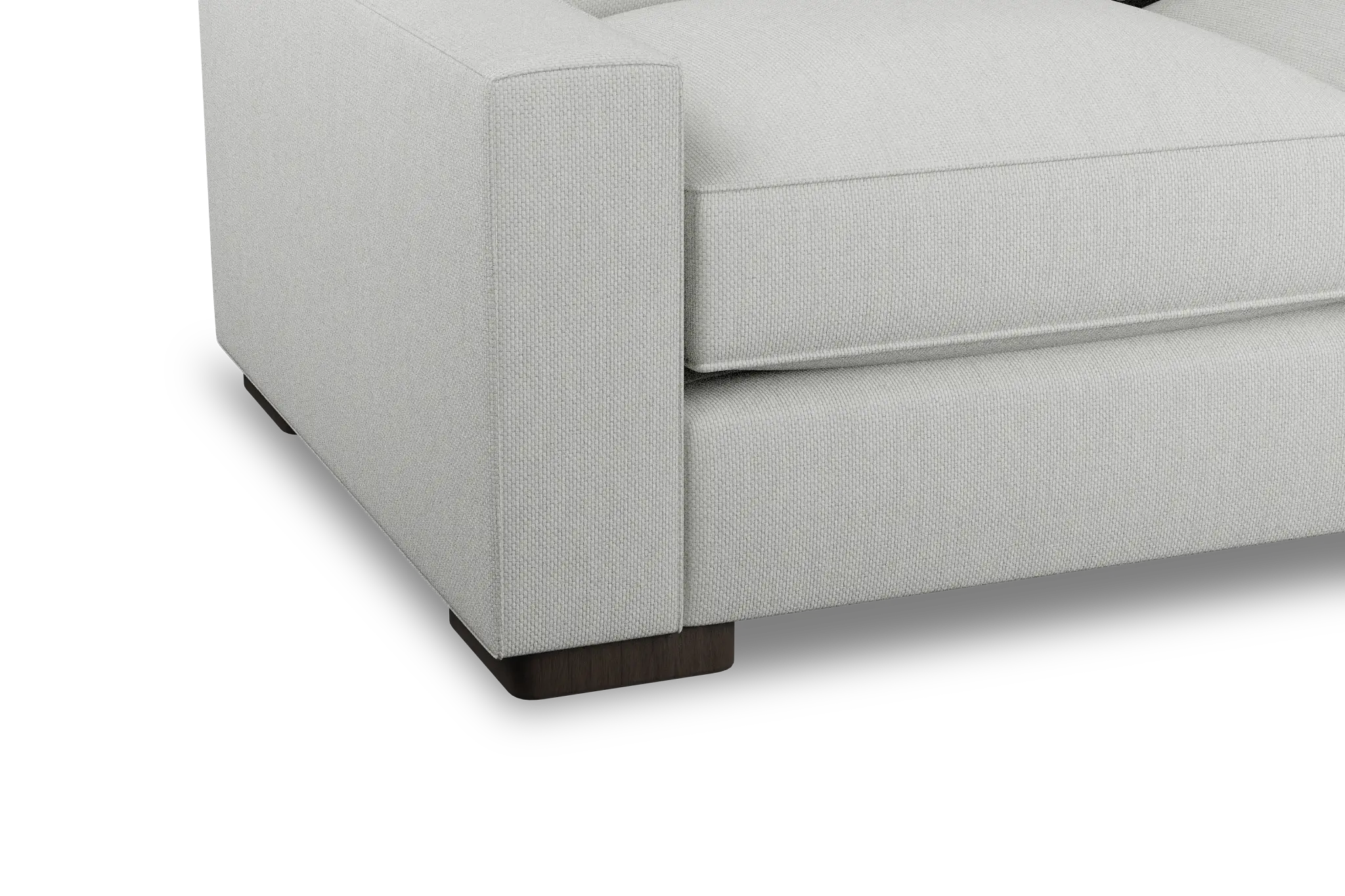 Edgewater Revenue White Large Two-arm Sectional Edgewater Revenue White Large Two-arm Sectional