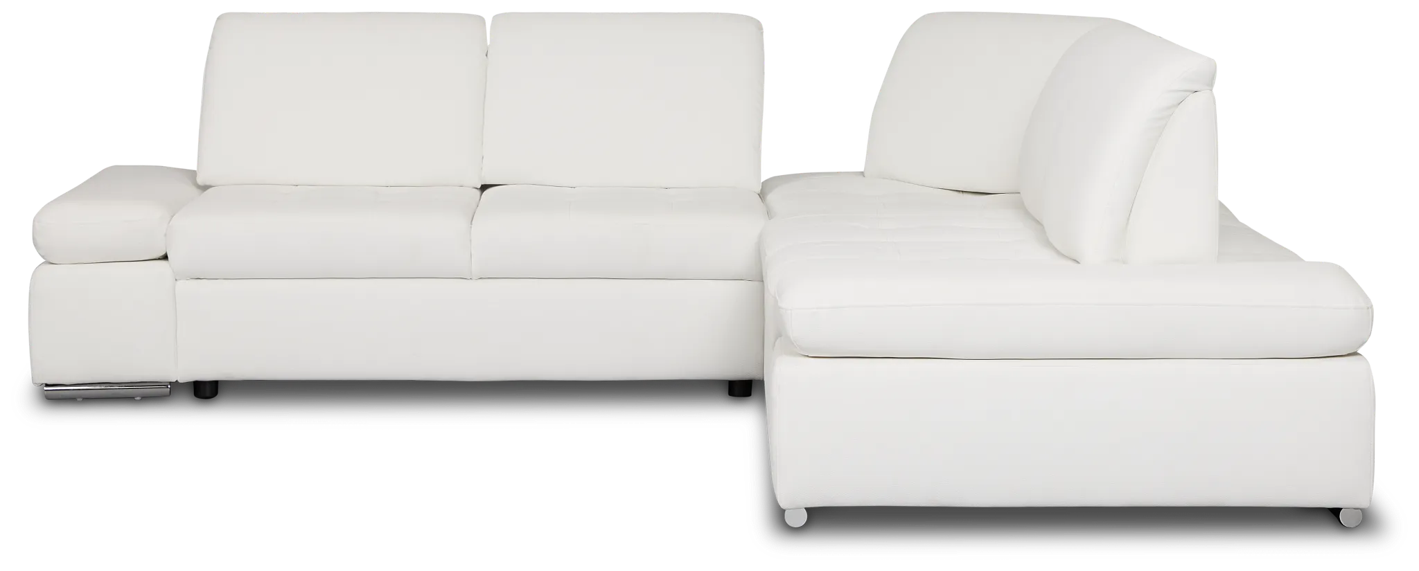 Eden White Micro Small Two-arm Sectional