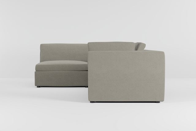 Destin Elite Gray Fabric 4-piece Modular Sectional