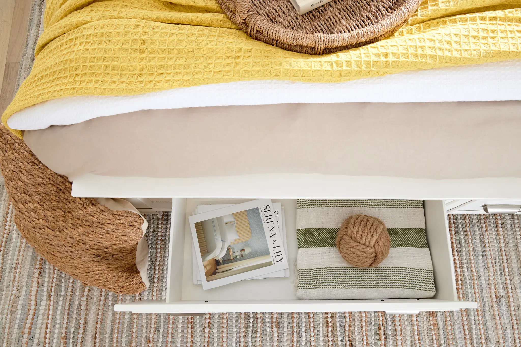 Cape Cod Ivory Panel Storage Bed Cape Cod Ivory Panel Storage Bed