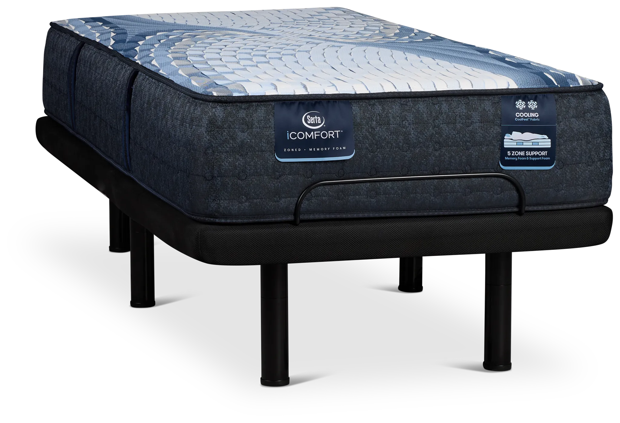 Serta Icomfort Aveda Plush Elite Adjustable Mattress Set