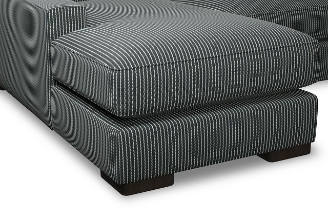 Edgewater Lucy Navy Left Chaise Sectional