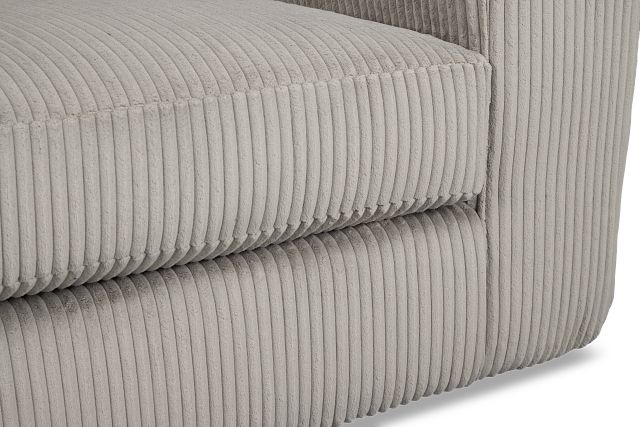 Charlie Gray Fabric Loveseat