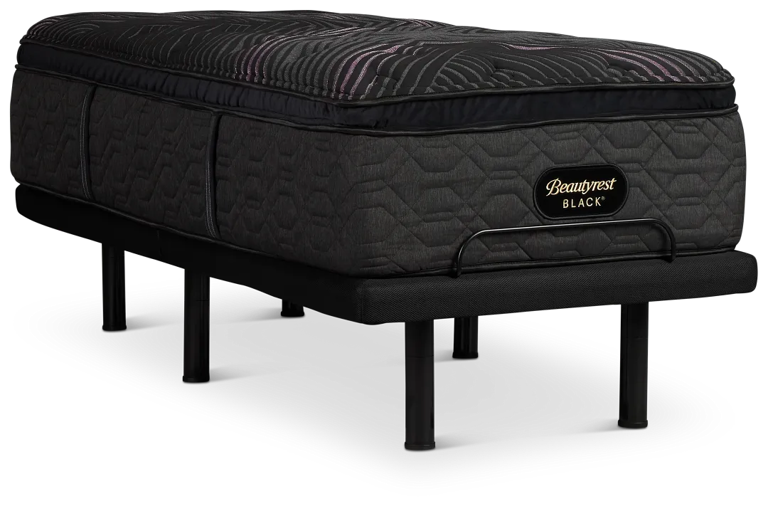 Beautyrest Black Series Two Plush Pillow Top Deluxe Adjustable Mattress Set