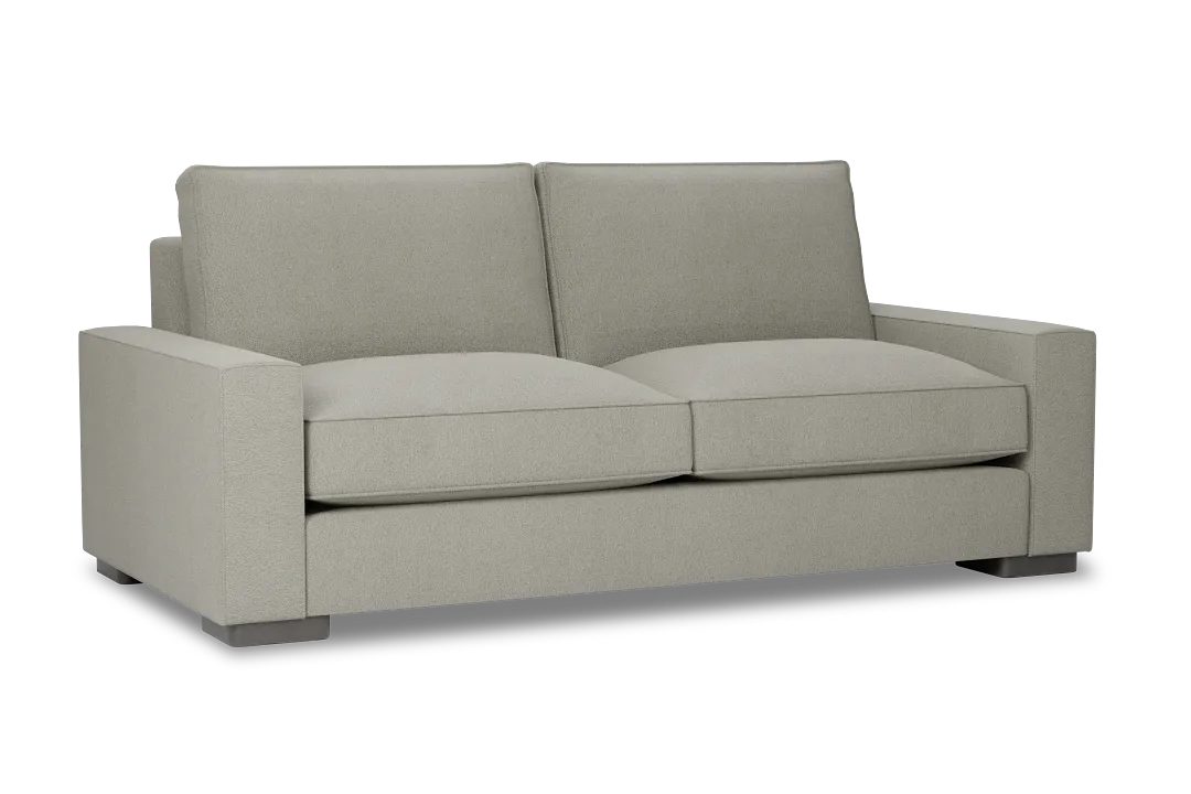 Edgewater Elite Gray 84" Sofa W/ 2 Cushions