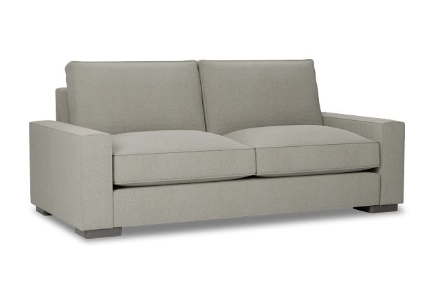 Edgewater Elite Gray 84" Sofa W/ 2 Cushions