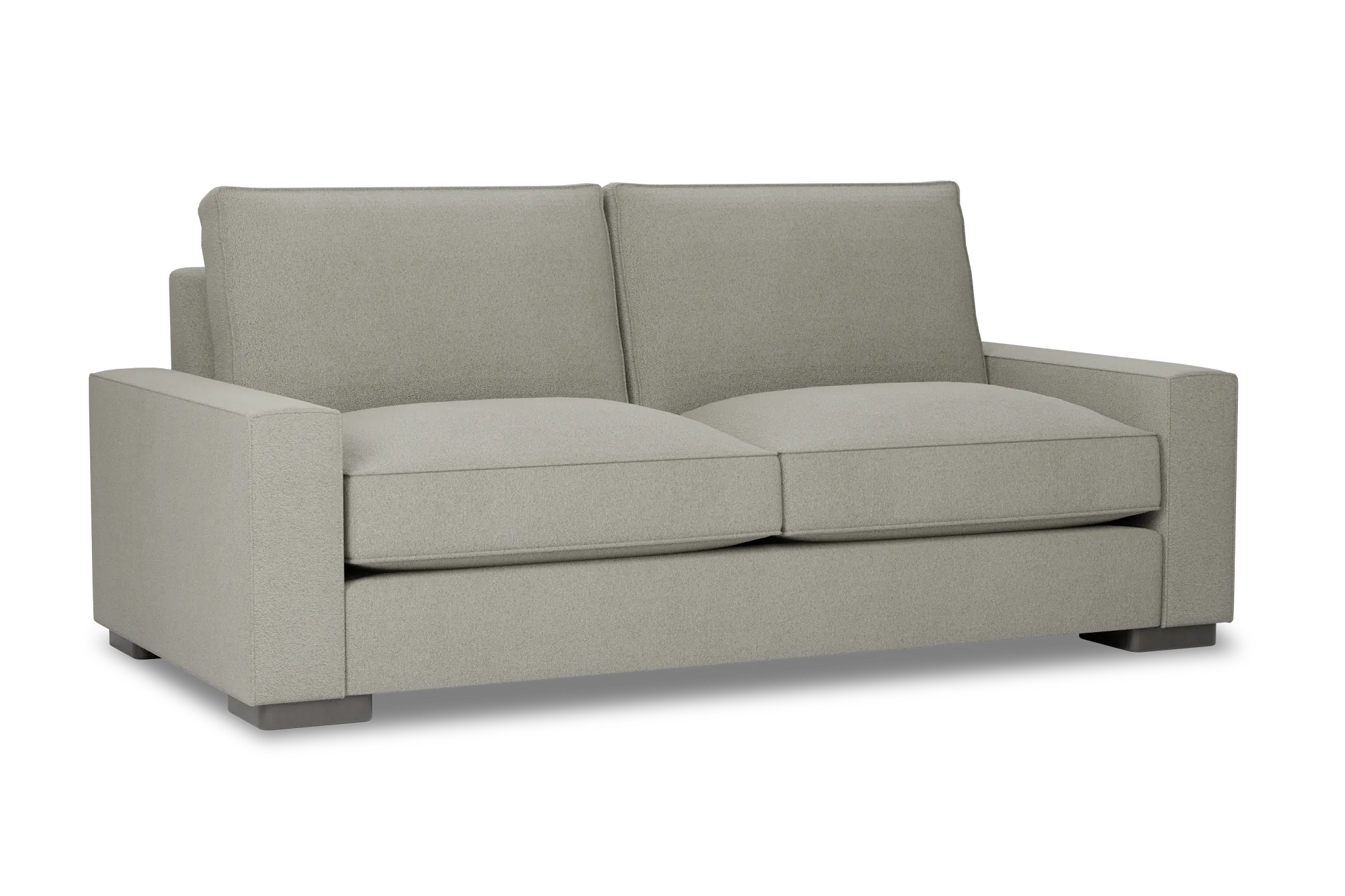 Edgewater Elite Gray 84" Sofa W/ 2 Cushions