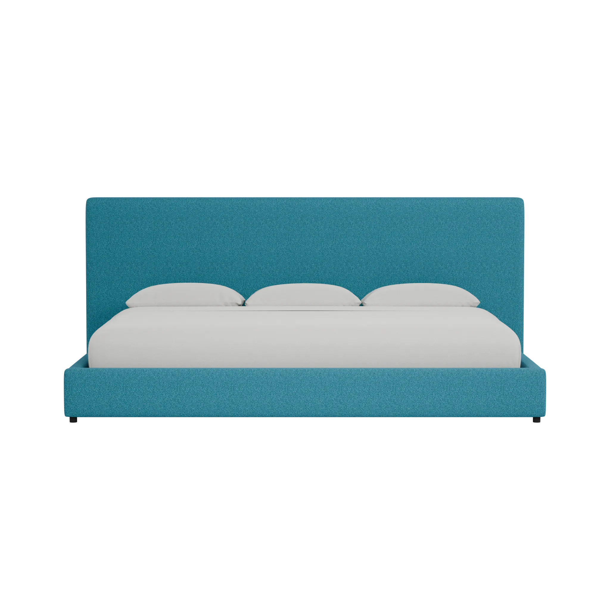 Grayton Elite Teal 54" Upholstered Platform Bed