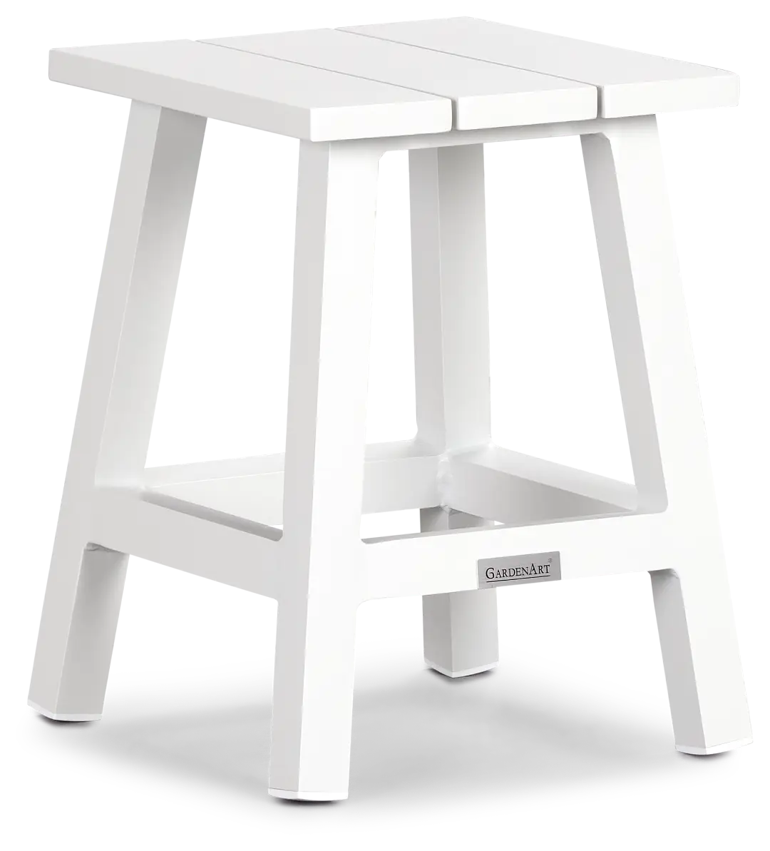 Barbados White Square Accent Table Barbados White Square Accent Table