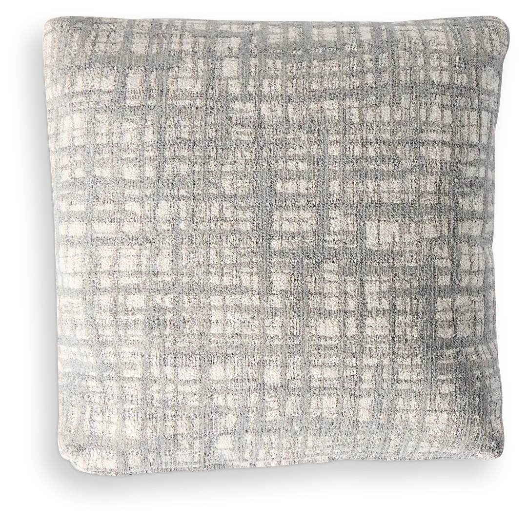 Network Gray 18" Square Accent Pillow