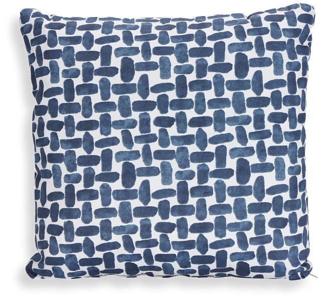 Farley Navy 18" Indoor/outdoor Accent Pillow