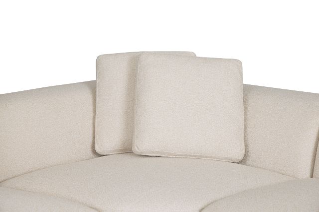 Catalina Beige Fabric Large Right Chaise Sectional