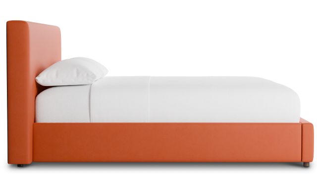 Grayton Joya Orange 44" Upholstered Platform Bed