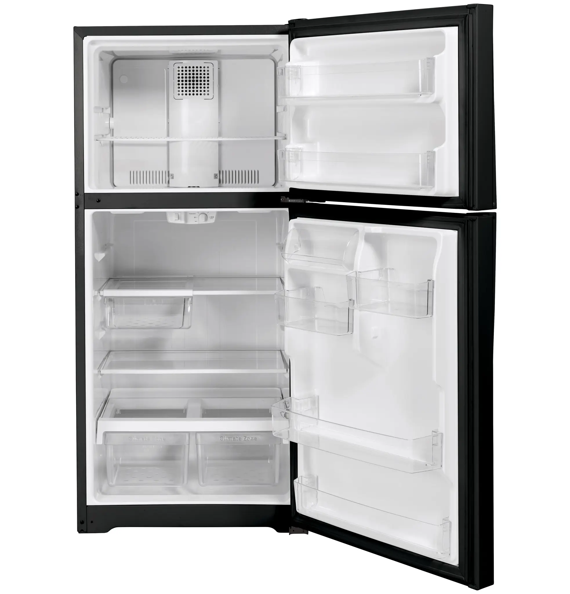 Ge 19 Series Black Top Freezer Refrigerator Ge 19 Series Black Top Freezer Refrigerator