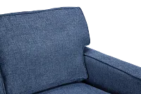 Andie Blue Fabric Right Chaise Sectional
