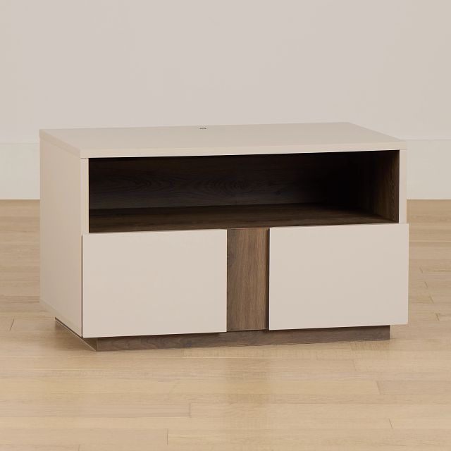 Brasilia Light Beige 1-drawer Nightstand