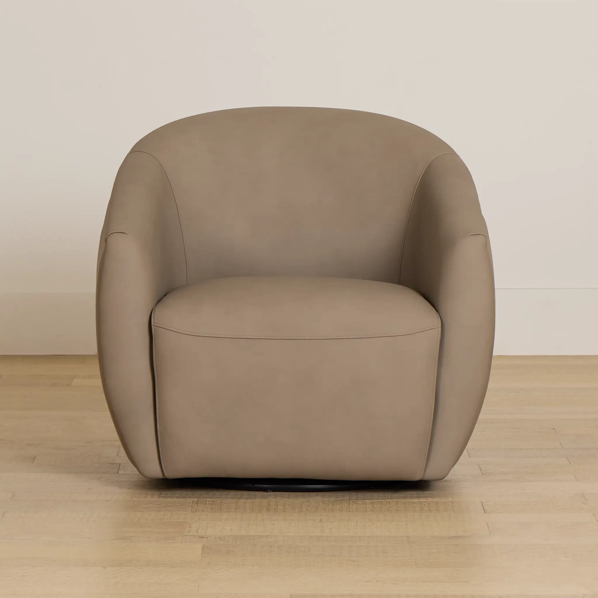 Kellan Taupe Leather Swivel Chair Kellan Taupe Leather Swivel Chair