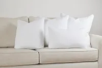 Zeke White 24" Accent Pillow