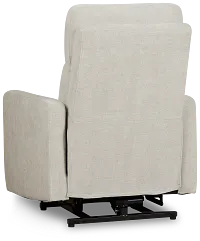 Talon Light Gray Fabric Power Lift Recliner