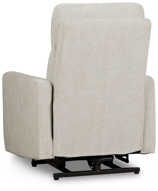 Talon Light Gray Fabric Power Lift Recliner