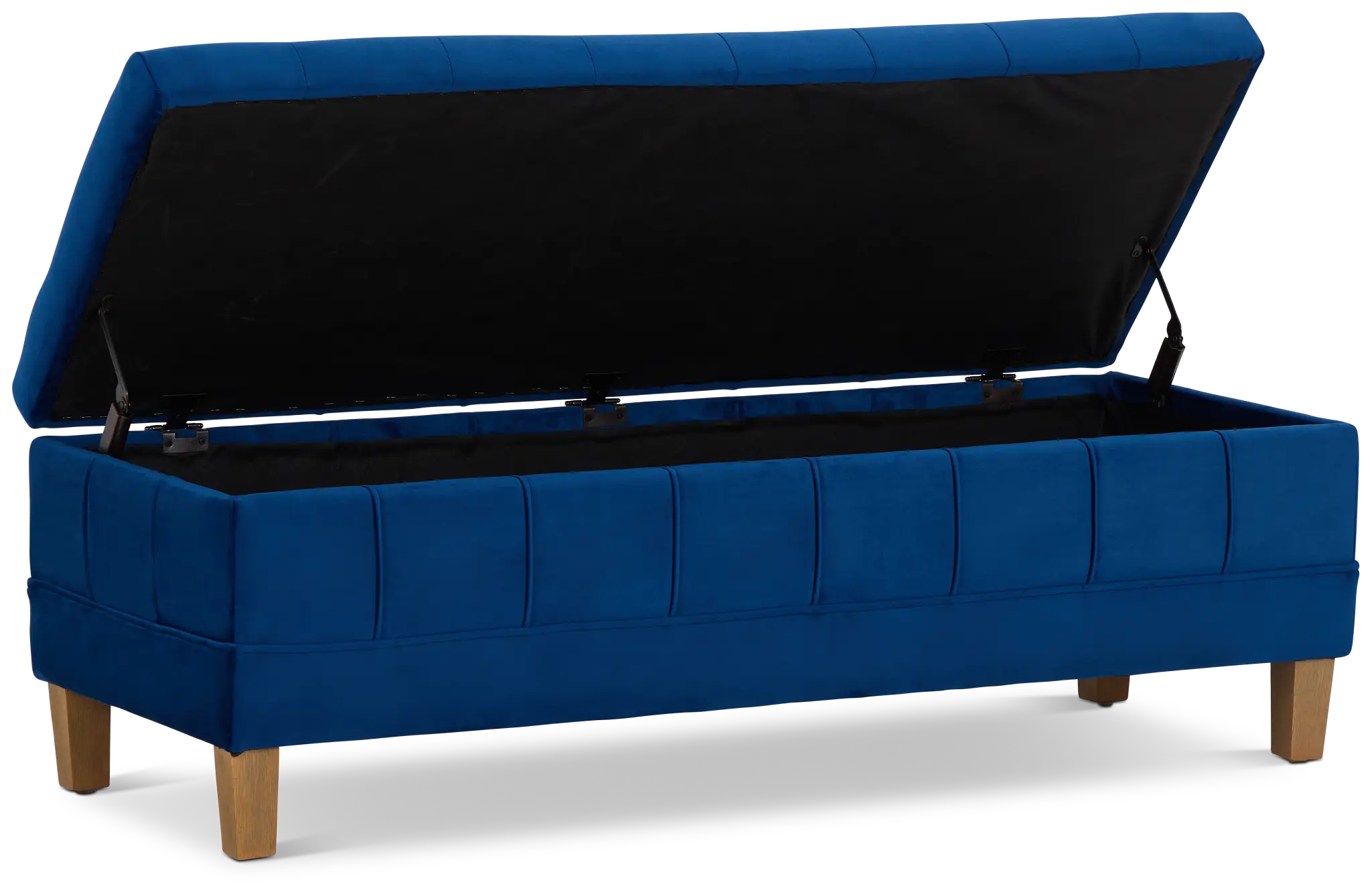 Crosby Blue Storage Bench Crosby Blue Storage Bench
