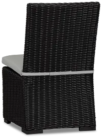 Montecito Black Cushioned Side Chair