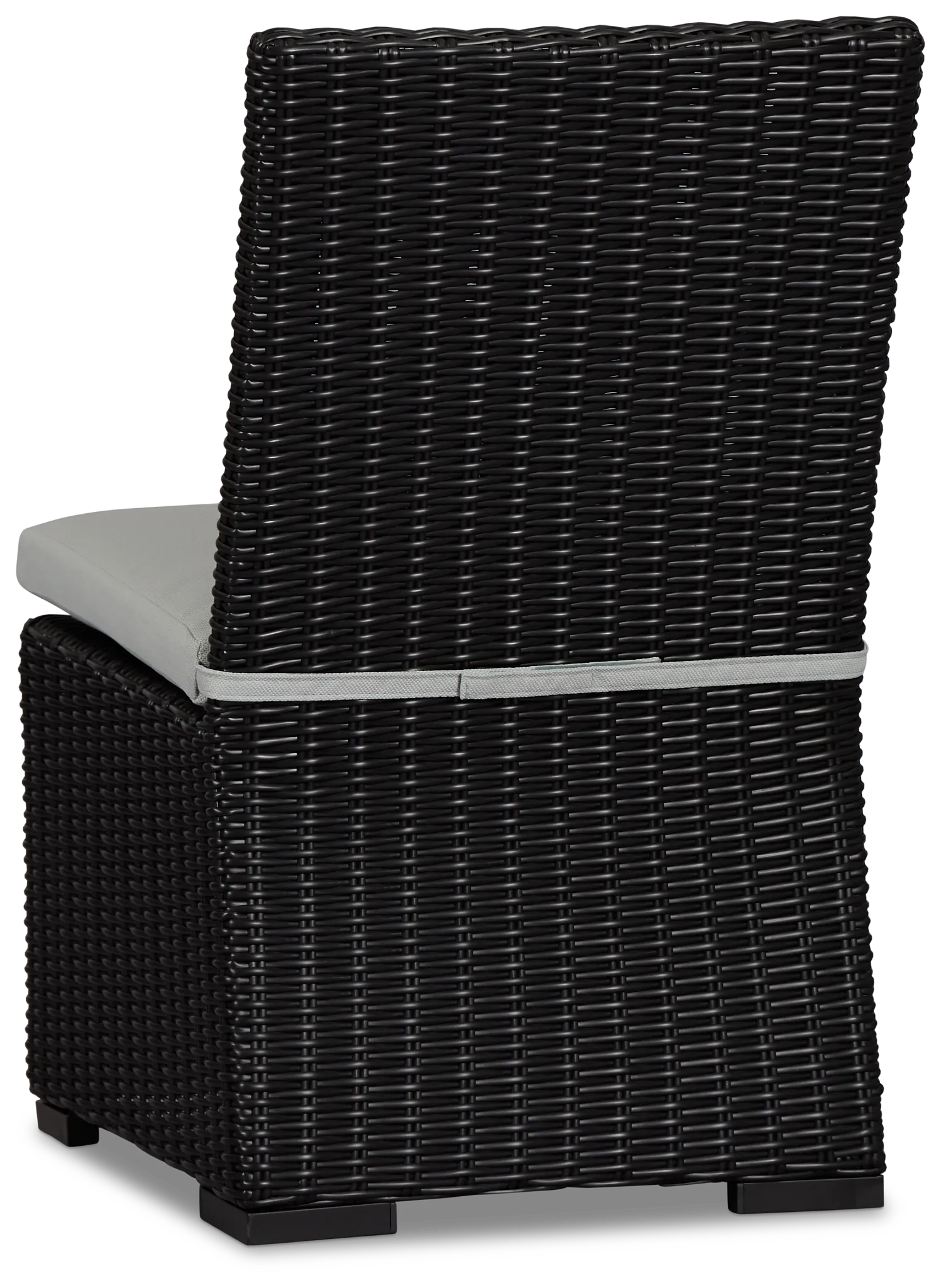 Montecito Black Cushioned Side Chair