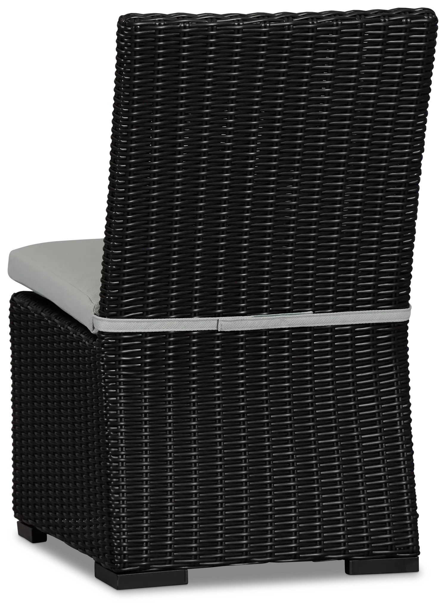 Montecito Black Cushioned Side Chair Montecito Black Cushioned Side Chair