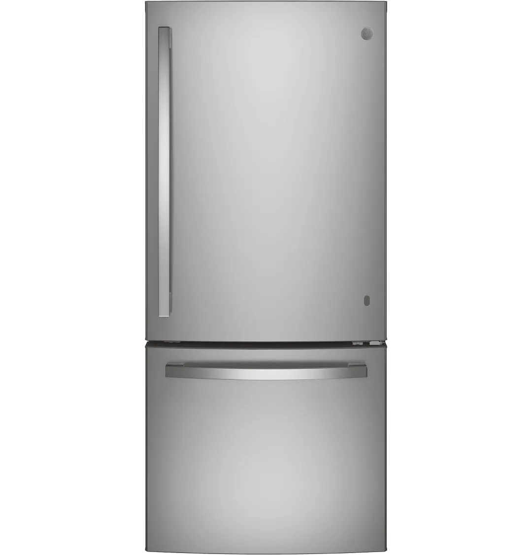 Ge 21 Series Stainless Steel Bottom Freezer Refrigerator