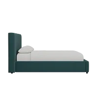 Grayton Joya Green 44" Upholstered Platform Bed