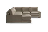 Edgewater Joya Beige Medium Left Chaise Sectional