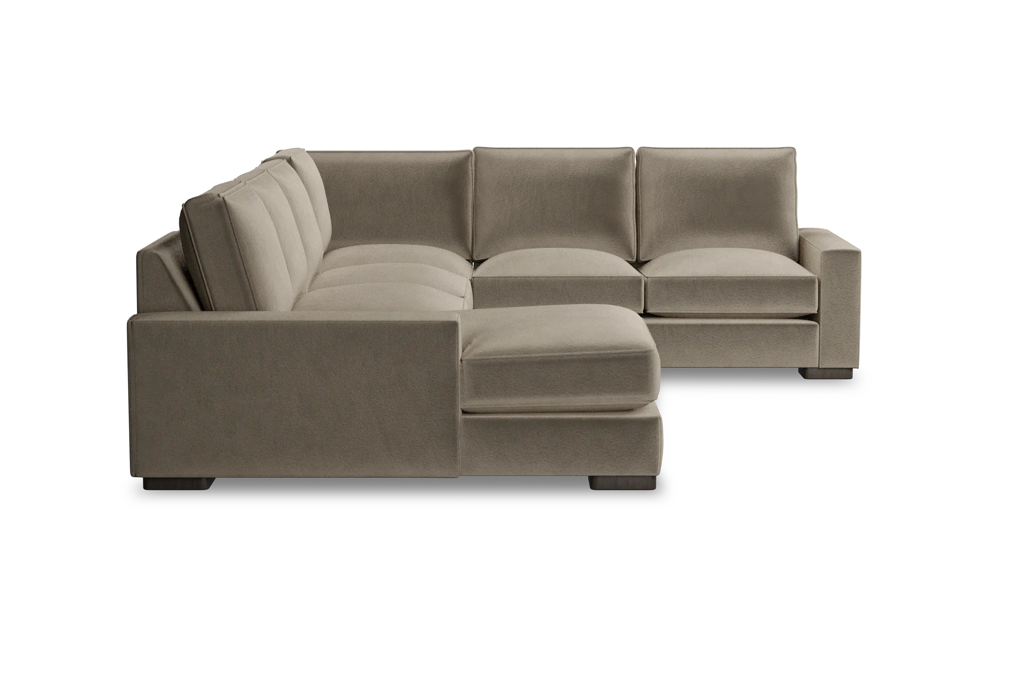 Edgewater Joya Beige Medium Left Chaise Sectional