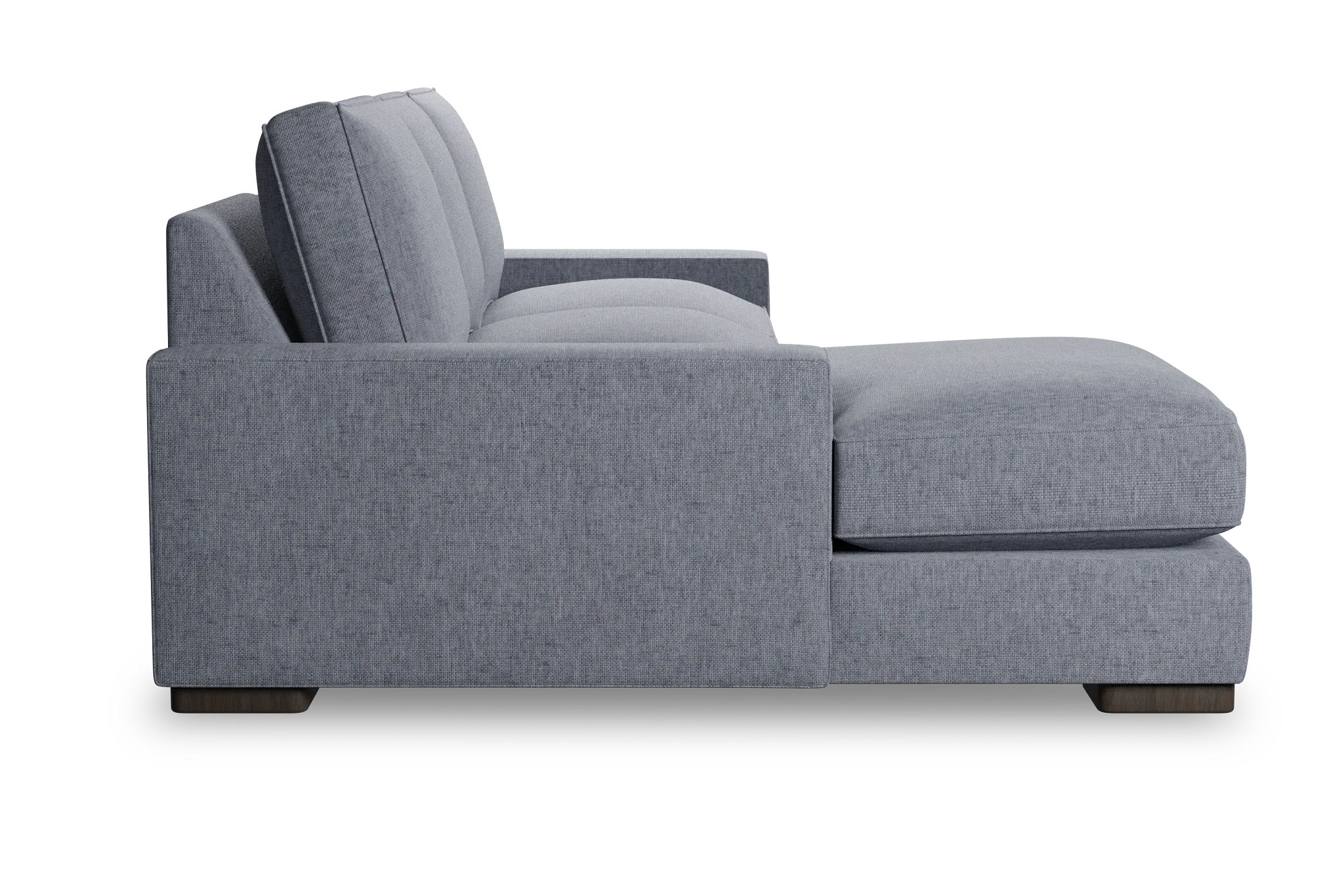 Edgewater Elevation Gray Left Chaise Sectional