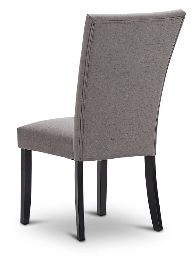 Auburn Dark Gray Fabric Upholstered Side Chair